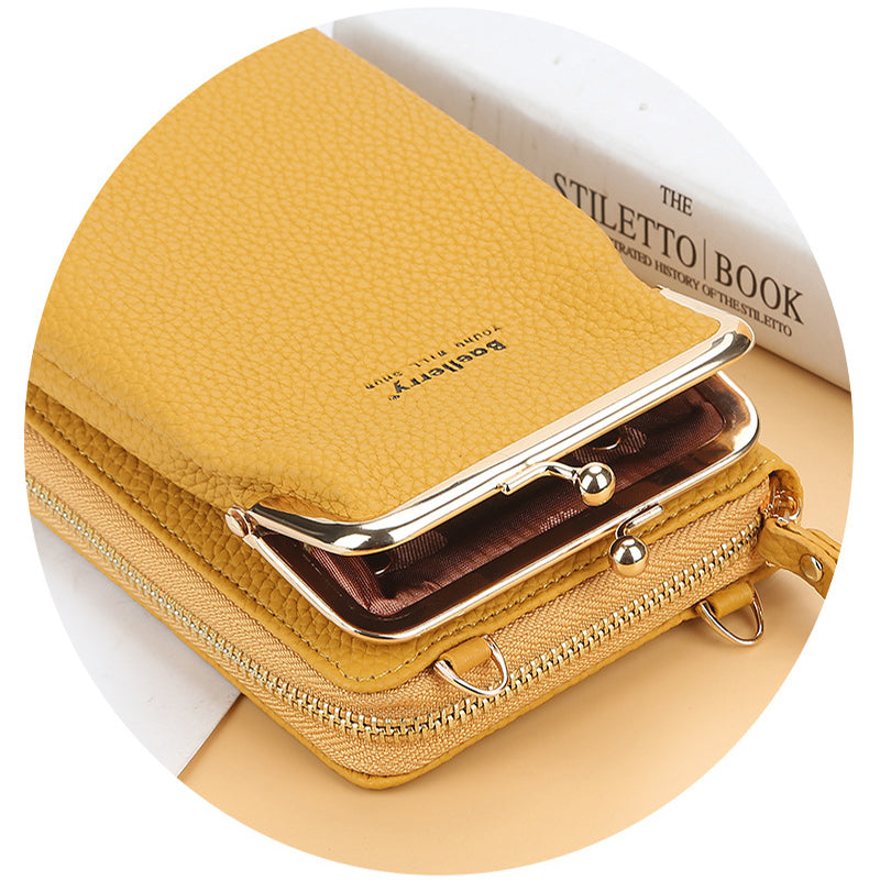 Fashion Mobile Phone Shoulder Bags With Lock Women Messenger Bag Wallet Fashion Mobile Phone Shoulder Bags With Lock Women Messenger Bag Wallet